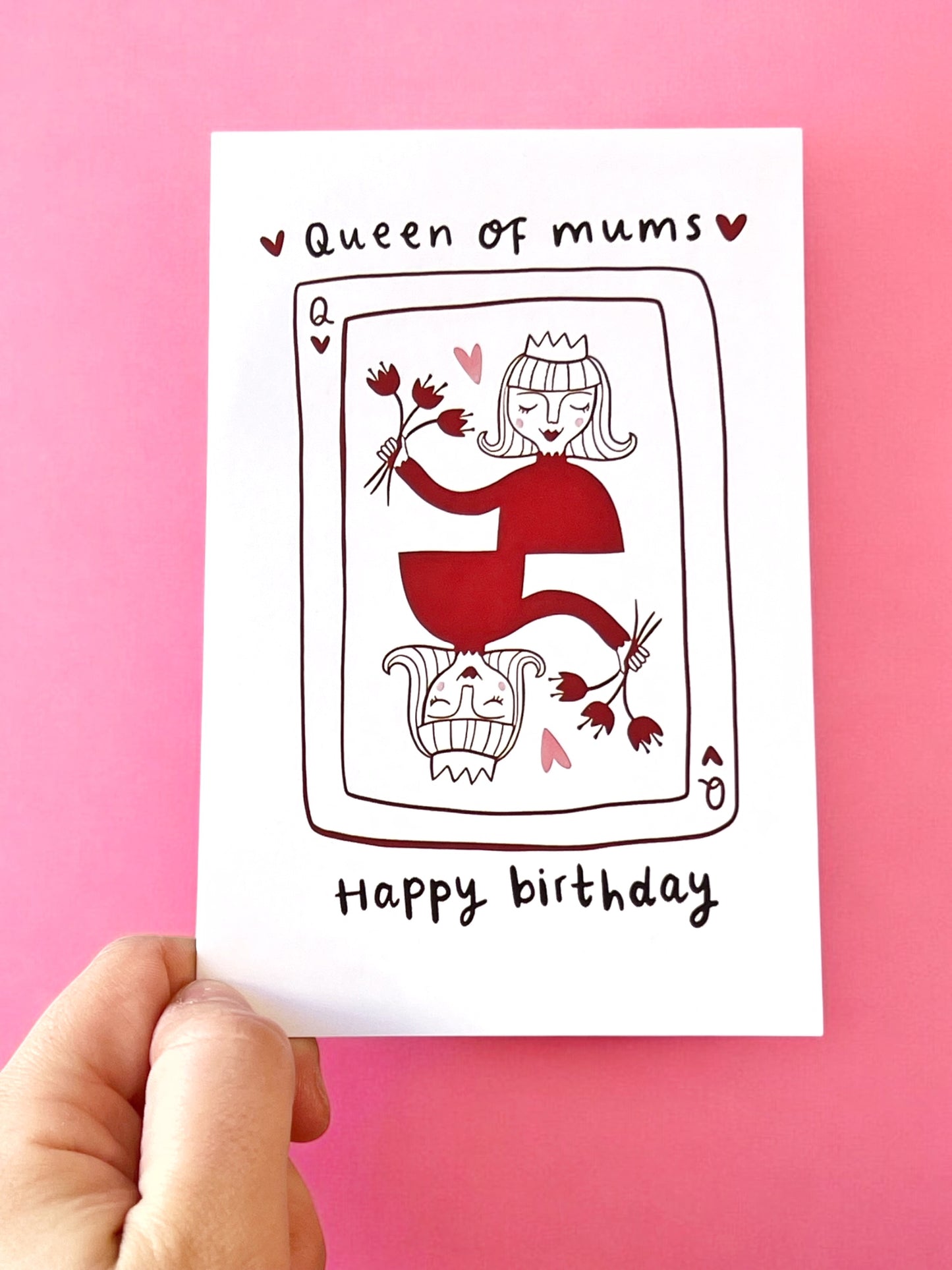 Queen Of Mums Card