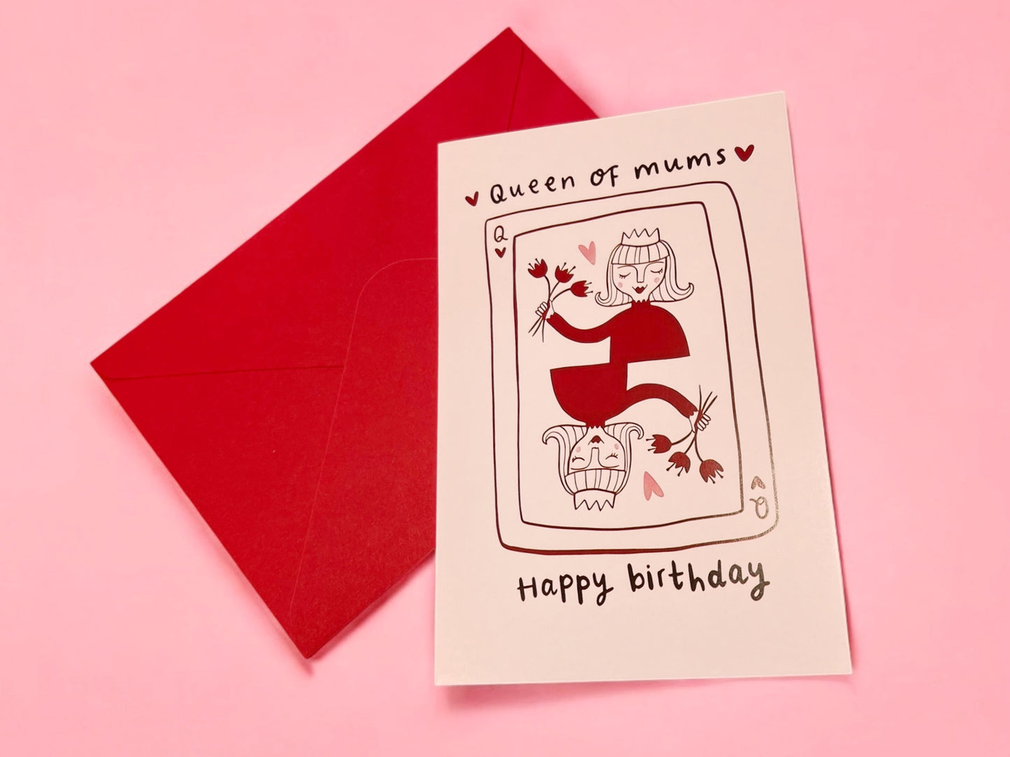 Queen Of Mums Card