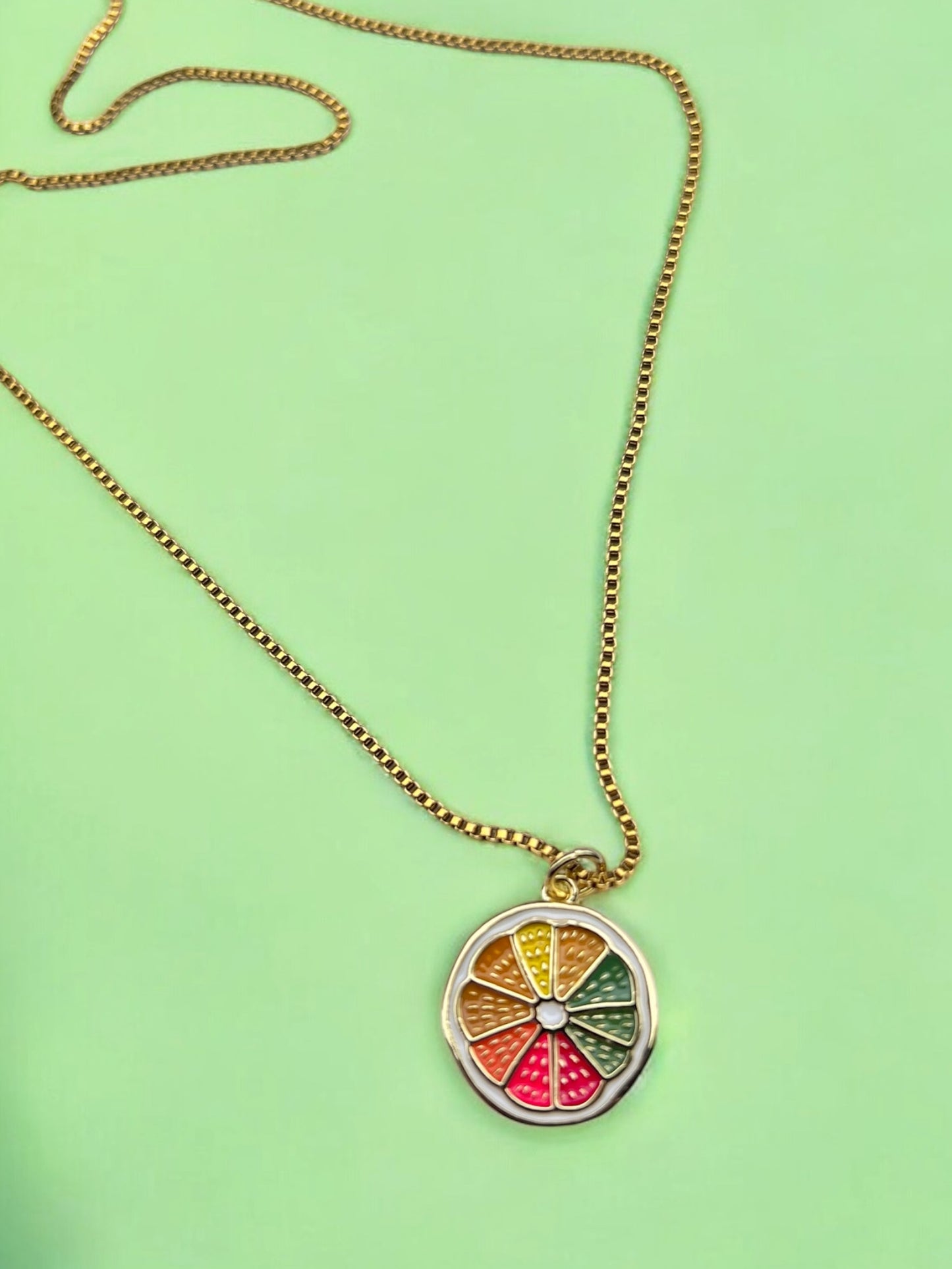 GRAPEFRUIT NECKLACE