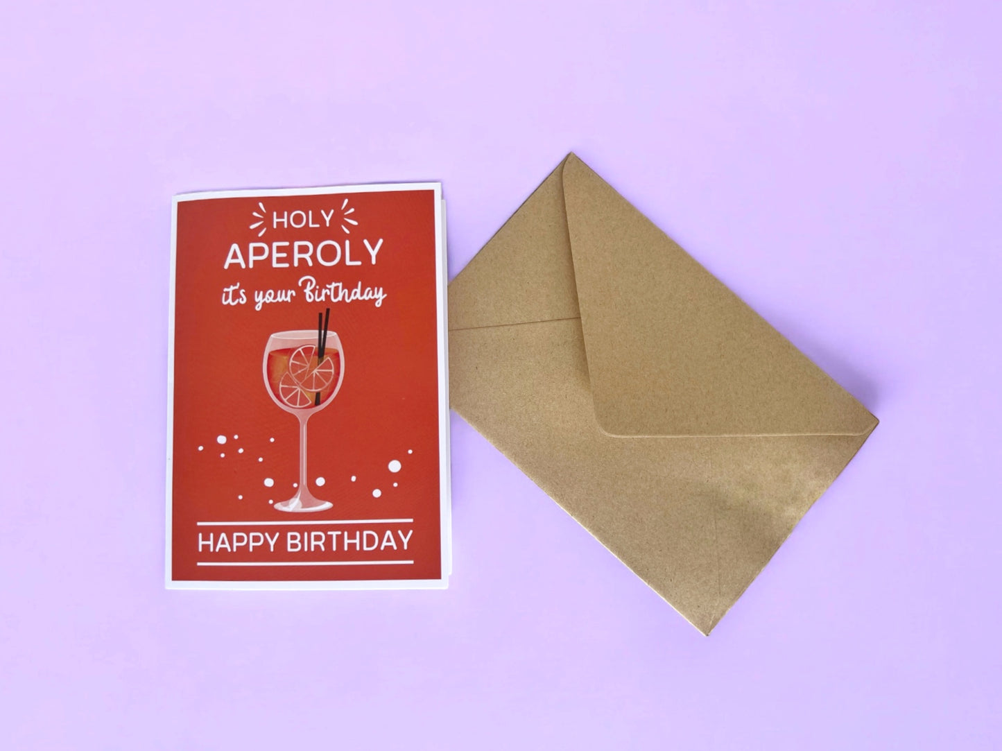 Aperol Birthday Card